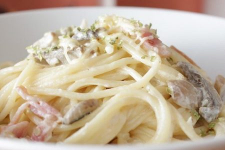 espaguetis carbonara | asaderosavenida.com