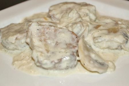 solomillo crema de champiñones | asaderosavenida.com